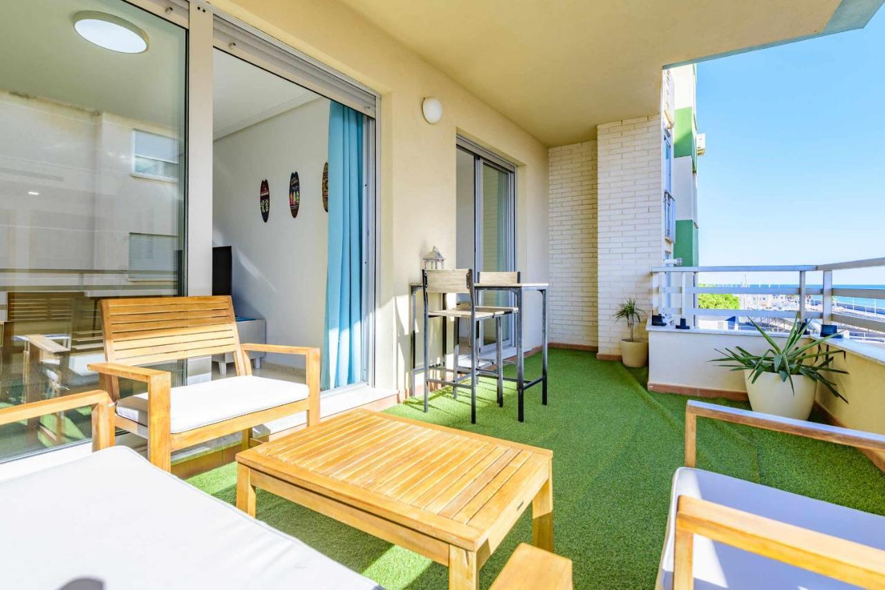 Apart Port Arenal Con Terraza Y Piscina Burriana Buitenkant foto