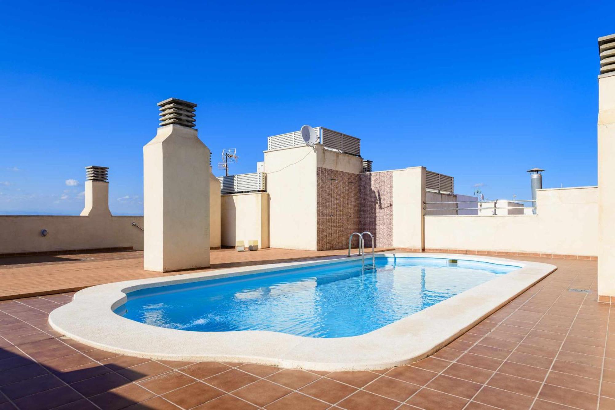 Apart Port Arenal Con Terraza Y Piscina Burriana Buitenkant foto
