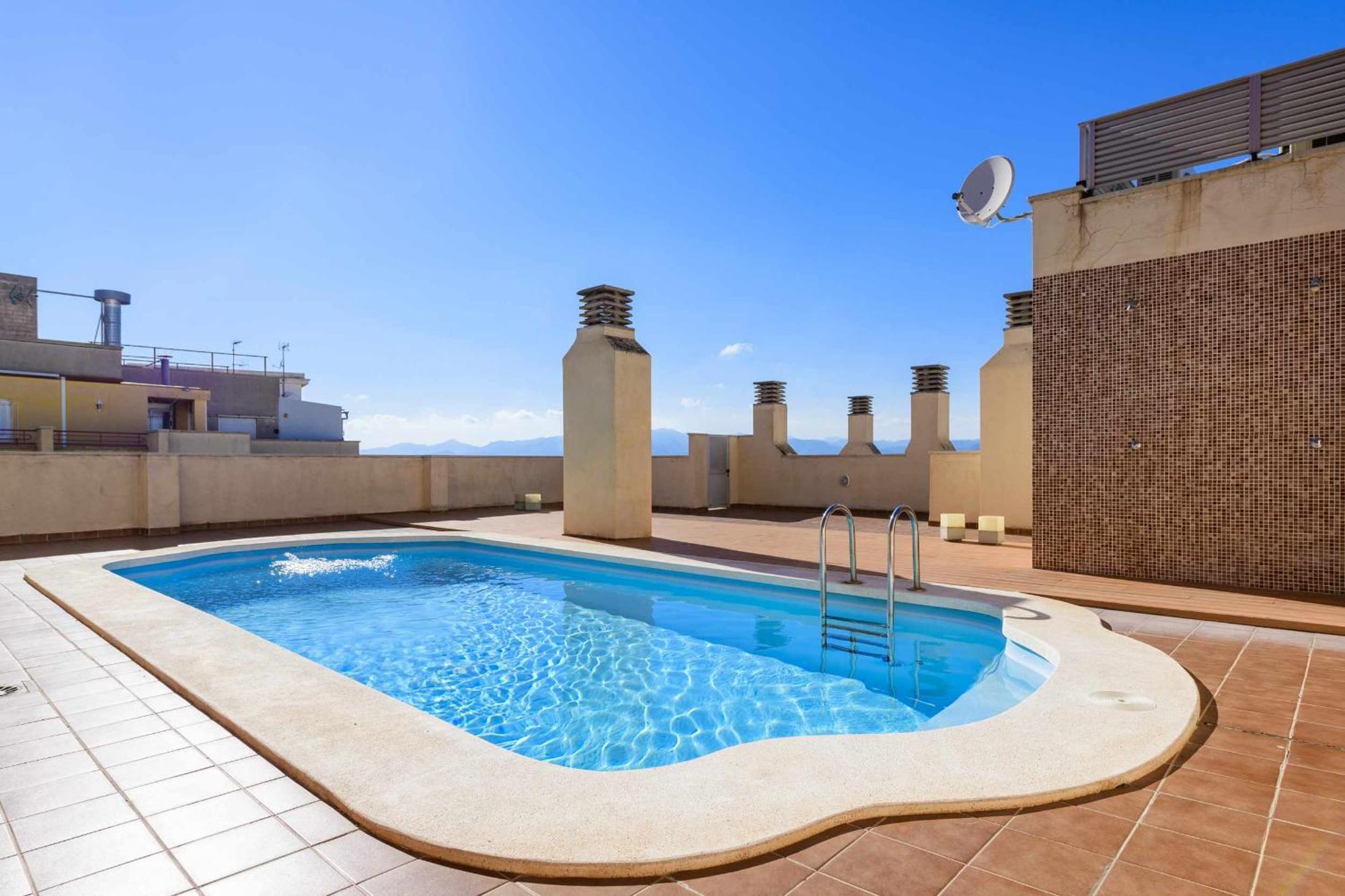 Apart Port Arenal Con Terraza Y Piscina Burriana Buitenkant foto
